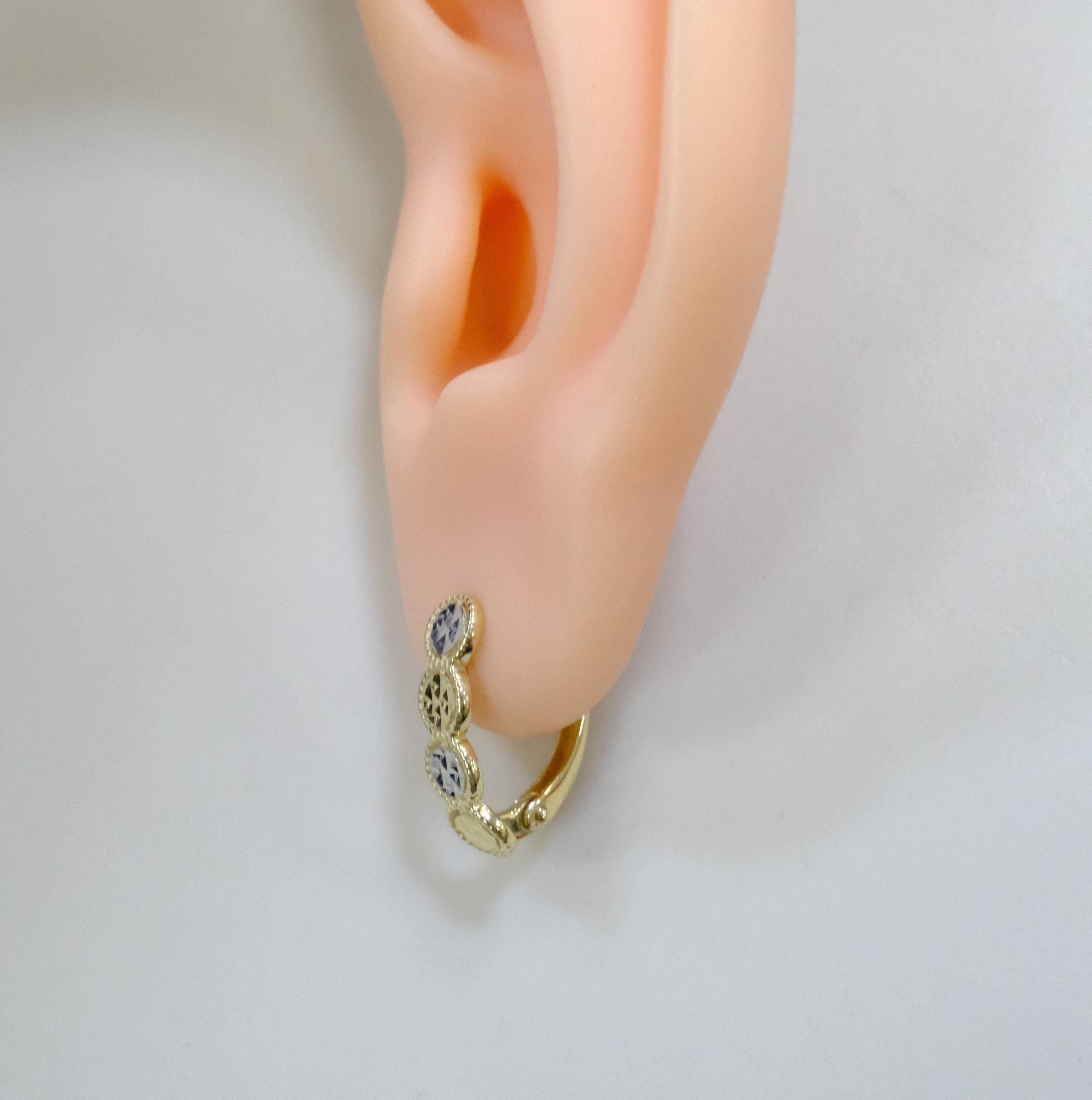 Серьги из желтого золота